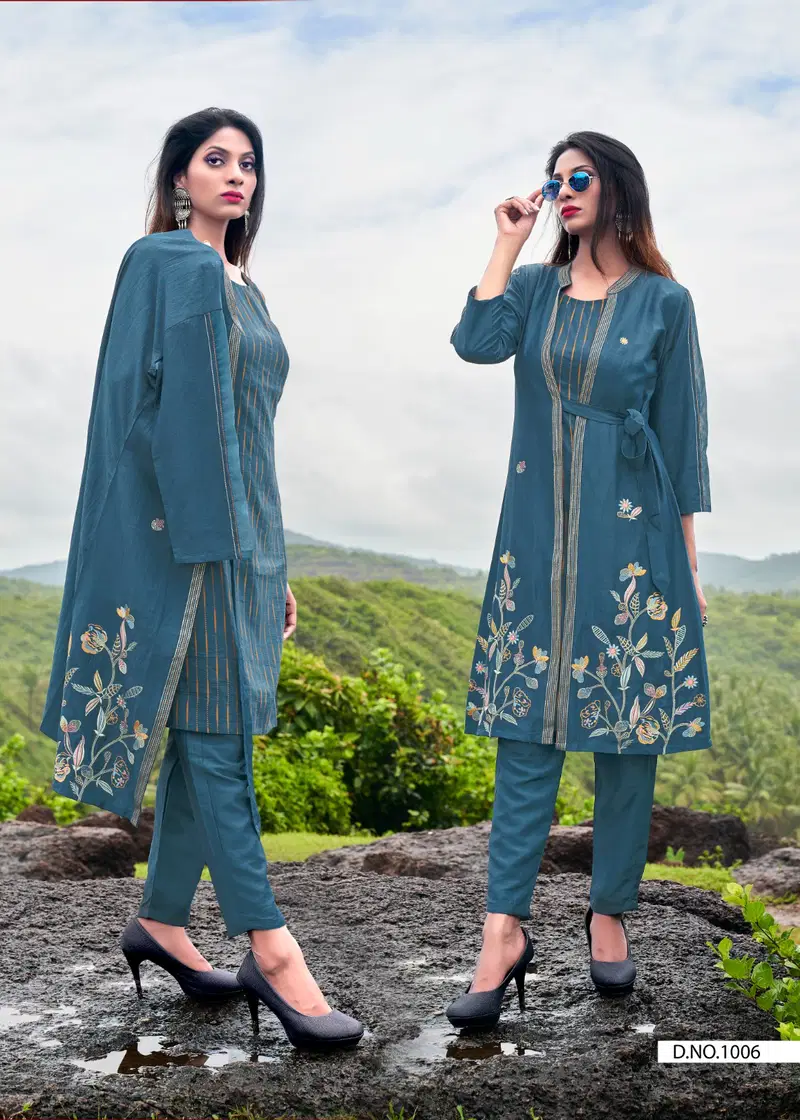 Yami Fashion Crop Top shrug With Pant Catalog